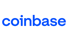 Mejores plataformas de crypto staking: Logotipo Coinbase.