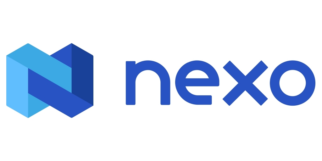 Mejores plataformas crypto staking: Logotipo Nexo. 