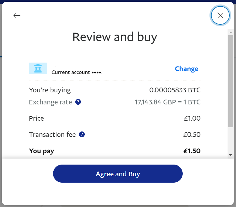 Paypal direct step4 buy Bitcoin