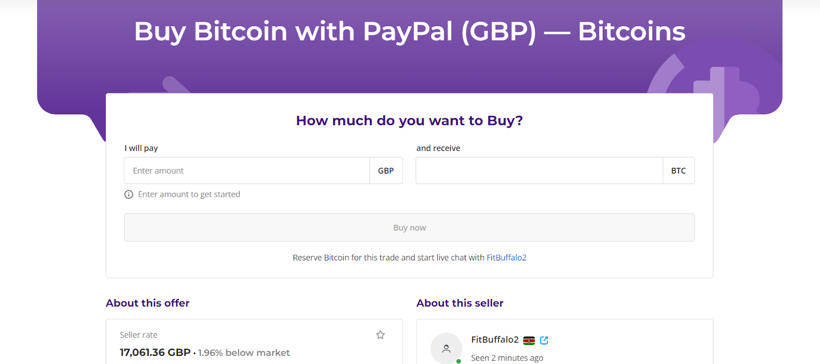 Paxful step4 buy Bitcoin