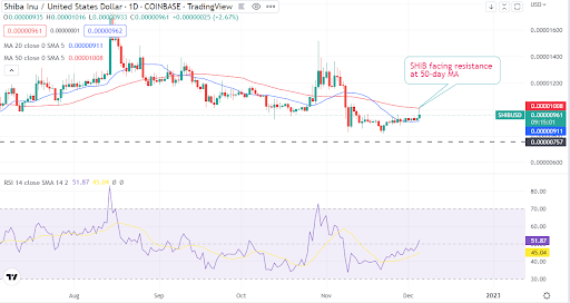 Shiba Inu (SHIB/USD) sube un 6% en medio de desarrollos positivos, perspectivas del metaverso