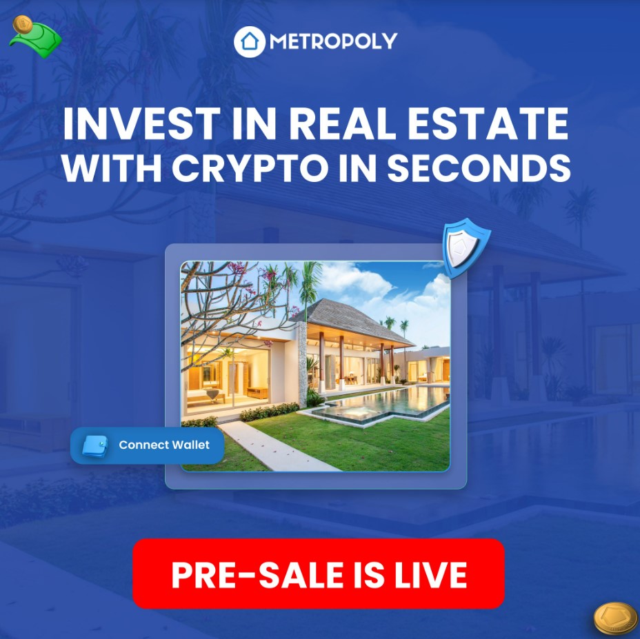 Předprodej kryptoměn Metropoly Real Estate