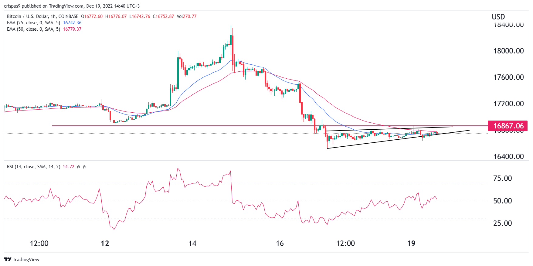 El precio de Bitcoin retrocede a medida que se desvanecen las esperanzas de un rally de Santa